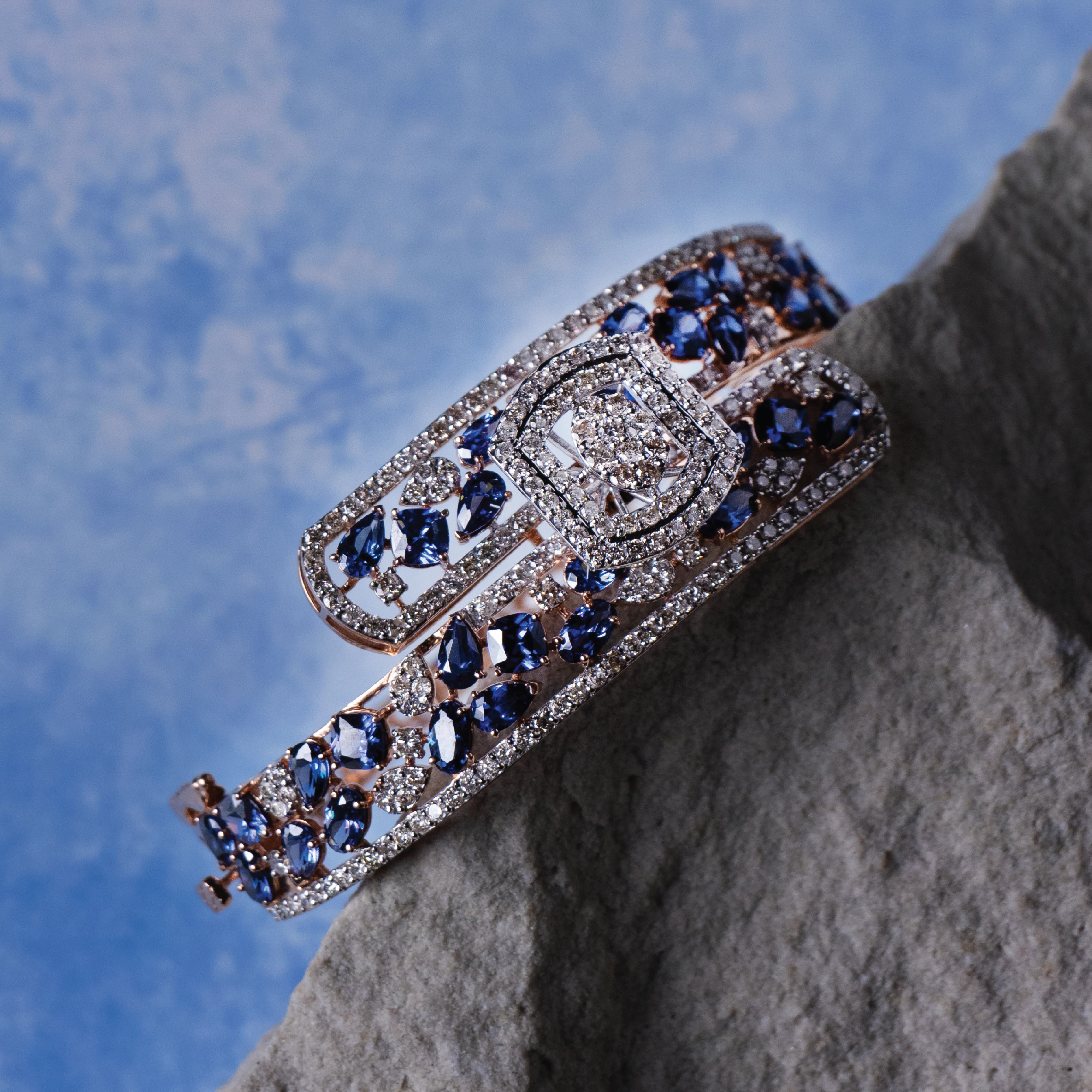 Royal Tanzanite Masterpiece Bracelet